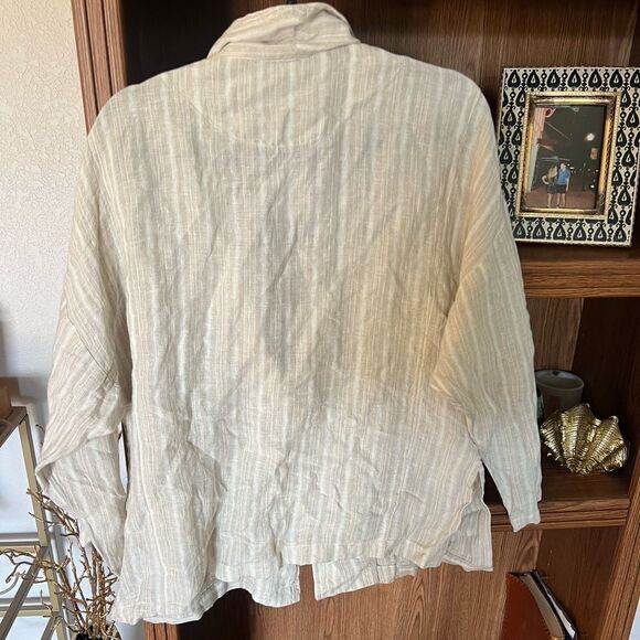 NWT FREE PEOPLE LINEN BLAZER - Picture 5 of 5